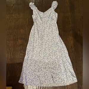 GAP Blue and White Floral Dress